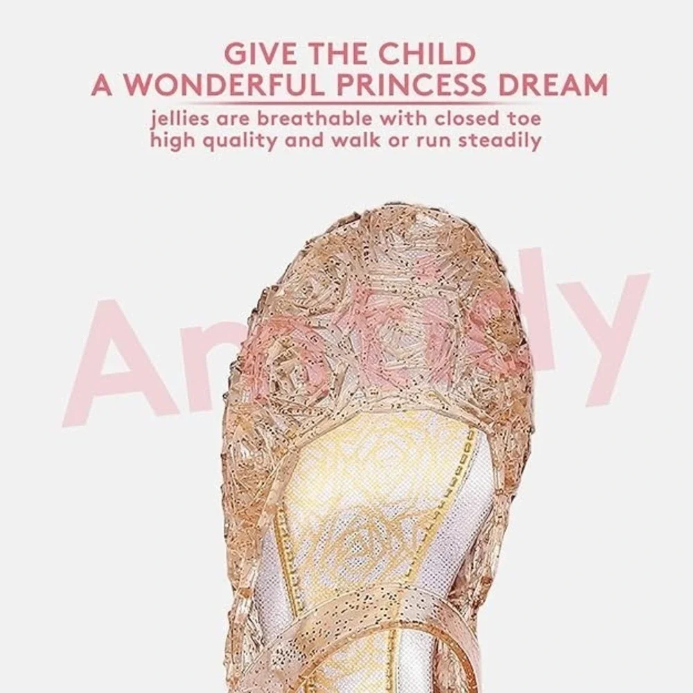 Flats Mary Jane Dance Party Cosplay Shoes/Sandals - Gold - Size 12 Little Kid